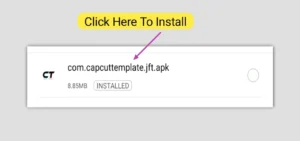 Install Capcut Template app