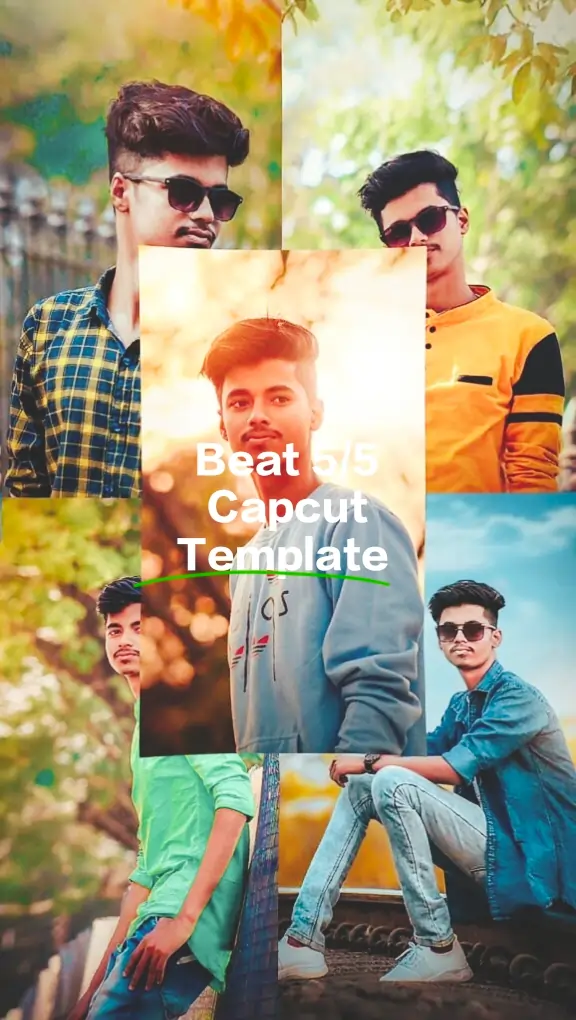 Screen shot of beat 5/5 Anh Capcut Template 